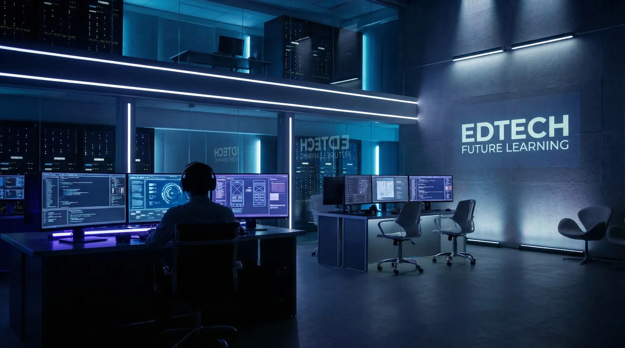 Фон главной секции — онлайн-обучение креативным технологиям